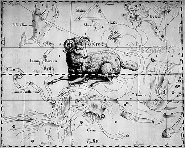 Aries, by Hevelius.